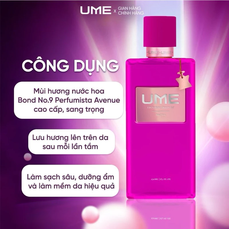  Sữa tắm nước hoa UME (250ml) – Ngọc Trinh